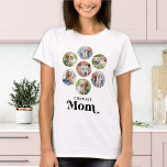 Hunde MAMA Personalisiert Hund Lover Heimtierfoto  T-Shirt<br><div class="desc">Hunde Mama ... Überraschen Sie Ihre Lieblings-Hund-Mama in diesem Muttertag , Weihnachten oder ihren Geburtstag mit diesem super niedlichen Haustier Foto T - Shirt. Passen Sie dieses Shirt mit den Lieblingshunden Ihres Hundes an, und nennen Sie es. Dieses Shirt ist ein Muss für Hundefreunde und Hundemütter! Großartiges Geschenk des Hundes....</div>