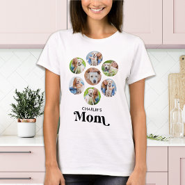 Hunde MAMA Personalisiert Hund Lover Heimtierfoto  T-Shirt