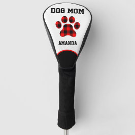 Hunde Mama Pfosten Rot, Schwarz, Weiß Golf Headcover