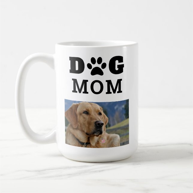 Hunde Mama PW Print Foto Kaffeetasse (Links)
