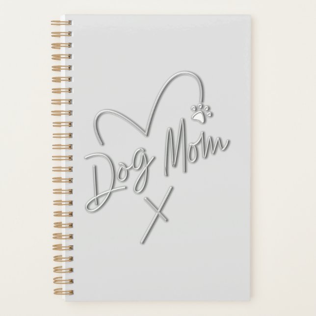 HUNDE MAMA, SILBER HERZ PLANER (Vorderseite)