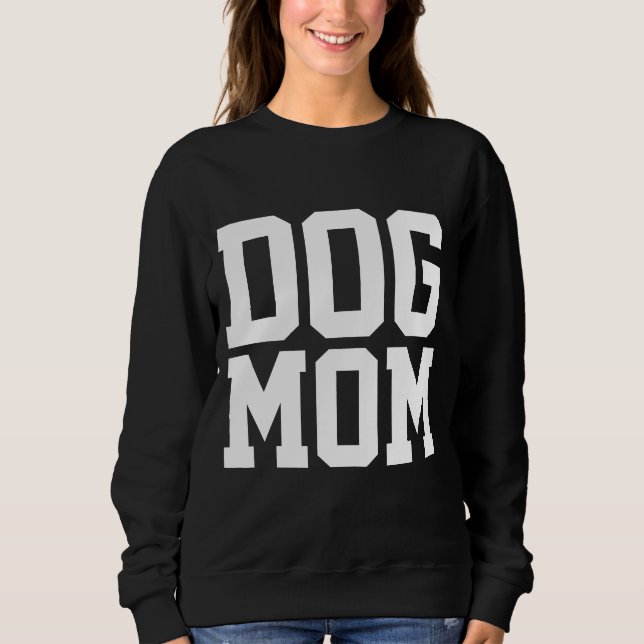 HUNDE-MAMA-T - SHIRT IN SCHWARZ (Vorderseite)