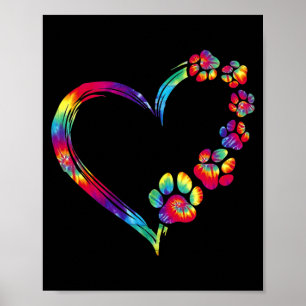 Hunde Mama Vater Welpe Liebe Hunde Pfoten Hörgeräu Poster