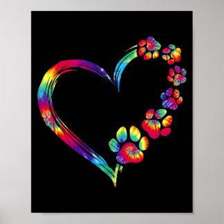 Hunde Mama Vater Welpe Liebe Hunde Pfoten Hörgeräu Poster