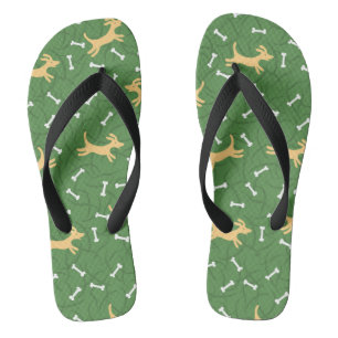 Hunde mit Knochen Flip Flops