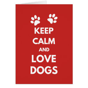 Hunde mit Liebe und Ruhe behalten