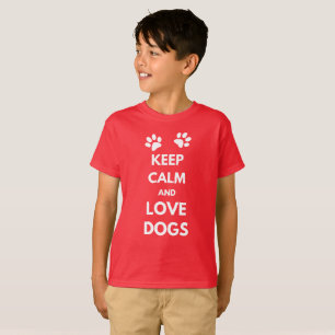 Hunde mit Liebe und Ruhe behalten T-Shirt