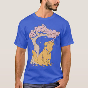 Hunde mit Sakura Tree Heimtierart T-Shirt
