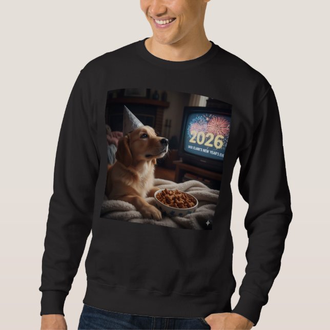 Hunde mögen Silvester auch Sweatshirt (Vorderseite)