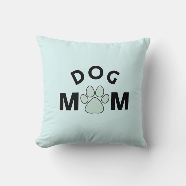 Hunde Mum Throw Kissen (Vorderseite)