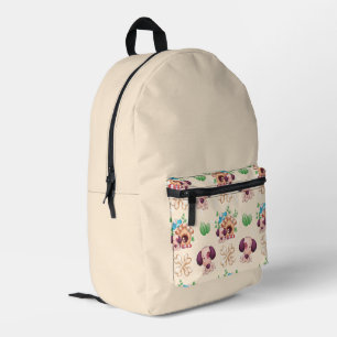 Hunde Muster Bedruckter Rucksack