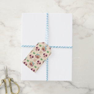 Hunde Muster Geschenkanhänger