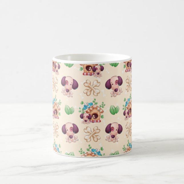 Hunde Muster  Kaffeetasse (Mittel)