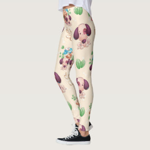 Hunde Muster Leggings