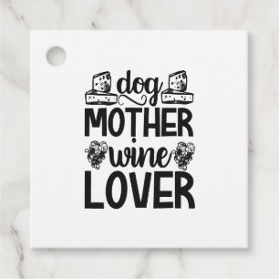 Hunde Mutter Wein Lover Geschenkanhänger
