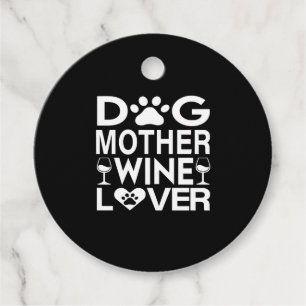 Hunde Mutter Wein Lover Geschenkanhänger