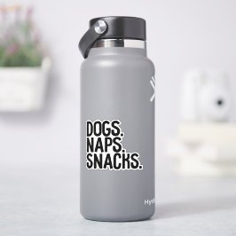 Hunde Nickerchen Snacks Aufkleber