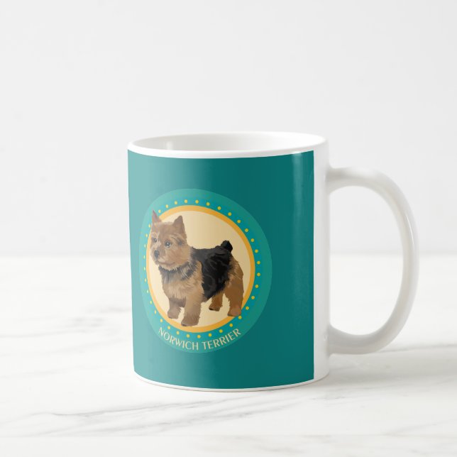 Hunde Norwich Terrier Tasse (Rechts)