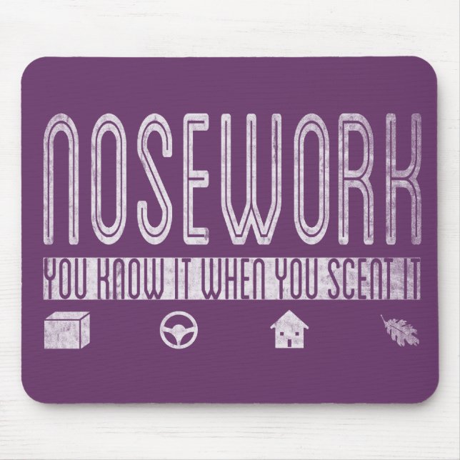 Hunde- Nosework: Sie kennen es, wenn Sie es Mousepad (Vorne)