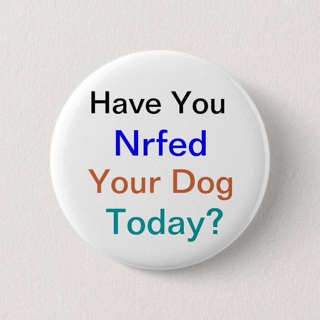 Hunde- Nrf2 Button (Vorderseite)