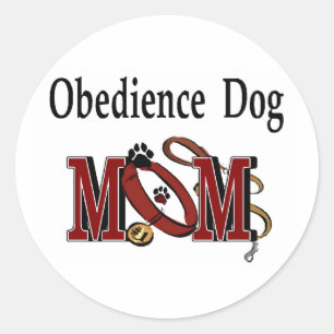 Hunde Obedience Mama Geschenke Runder Aufkleber