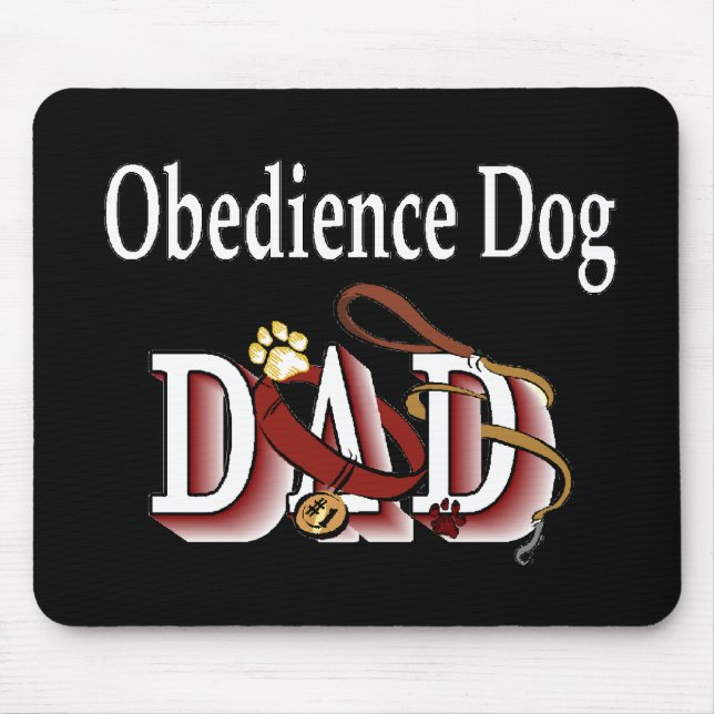 Hunde-Obedience-Vater Mousepad (Vorne)