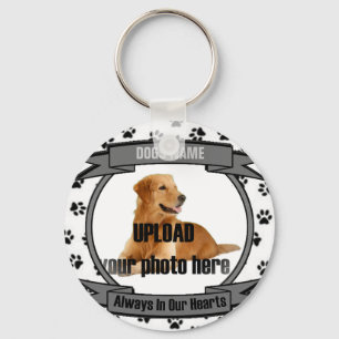 Hunde- oder Katzen-Gedenkstätte immer im Herzen Schlüsselanhänger