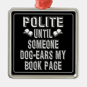 Hunde Ohrbücher Spaß Ornament Aus Metall