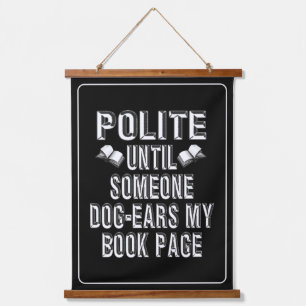 Hunde Ohrbücher Spaß Wandteppich Mit Holzrahmen