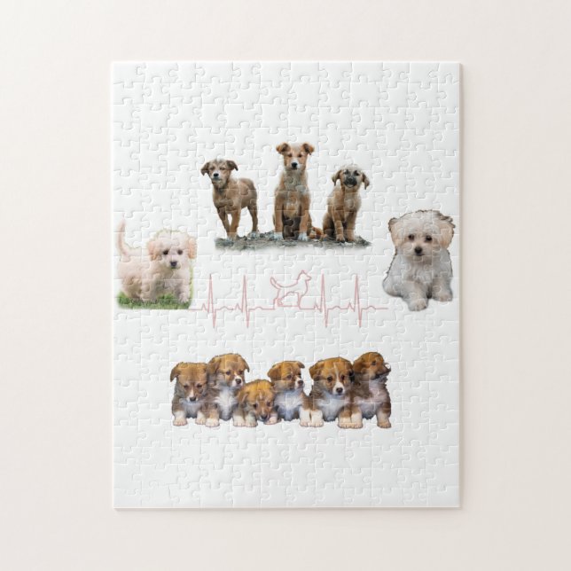 Hunde-Paket, Funny Dogs-Paket Puzzle (Vertikal)