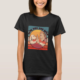 Hunde Papa beste Liebe Begleiter Bindung Paw süße T-Shirt