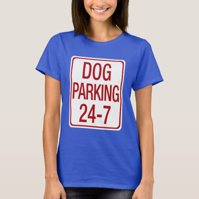 Hunde Parking T - Shirt (Vorderseite)