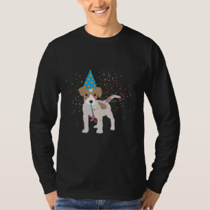 Hunde Partying - Tiere Welpen mit Party T-Shirt