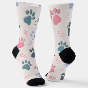 Hunde Paws Tier Niedliche Päuse Geschenk für Heimt Socken