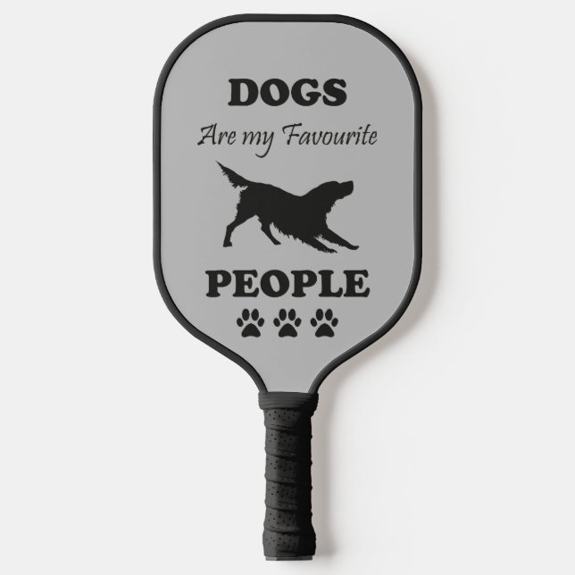 Hunde Pickleball Paddle (Vorderseite)
