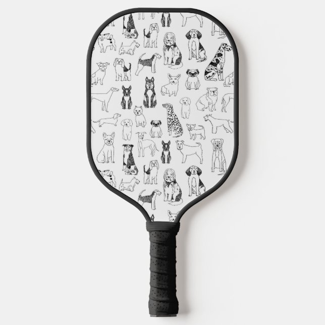 Hunde Pickleball Schläger (Vorderseite)
