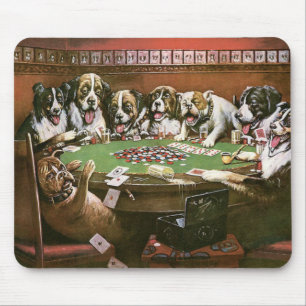 Hunde Poker Beileid spielen - Cassius Coolidge Mousepad