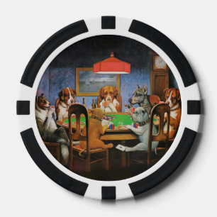 Hunde Poker von C.M. Coolidge Pokerchips
