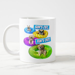Hunde-Poolparty Jumbo-Tasse