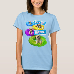 Hunde-Poolparty T-Shirt