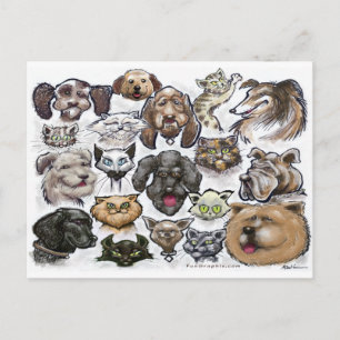 Hunde: Postkarte