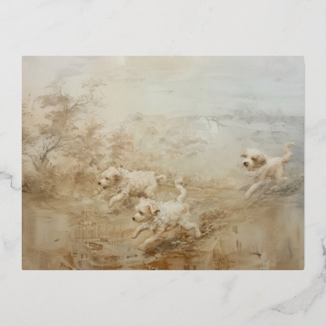 Hunde - Postkarten aufdecken (Vorderseite)