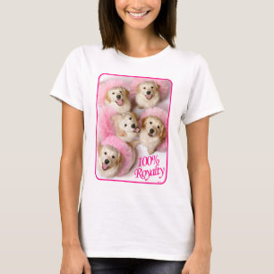 Hunde Prinzessin in Tiaras T-Shirt