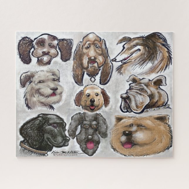 Hunde Puzzle (Horizontal)