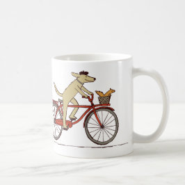 Hunde Rad mit Eichhörnchen - Süße Tier Art Tasse