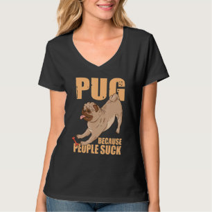 Hunde Rasse Haustier Hund Funny Mops Mops, weil Me T-Shirt