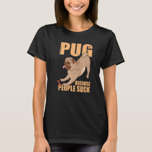 Hunde Rasse Haustier Hund Funny Mops Mops weil Men T-Shirt