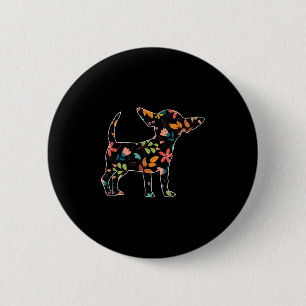 Hunde Rasse Weibchen Frauen Niedliches Tier Chi sc Button