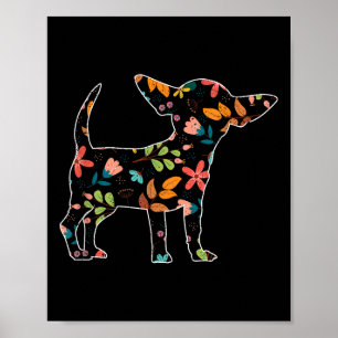 Hunde Rasse Weibchen Frauen Niedliches Tier Chi sc Poster