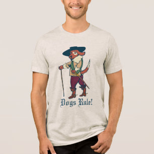Hunde-Regel-T-Shirt Tri-Blend Shirt